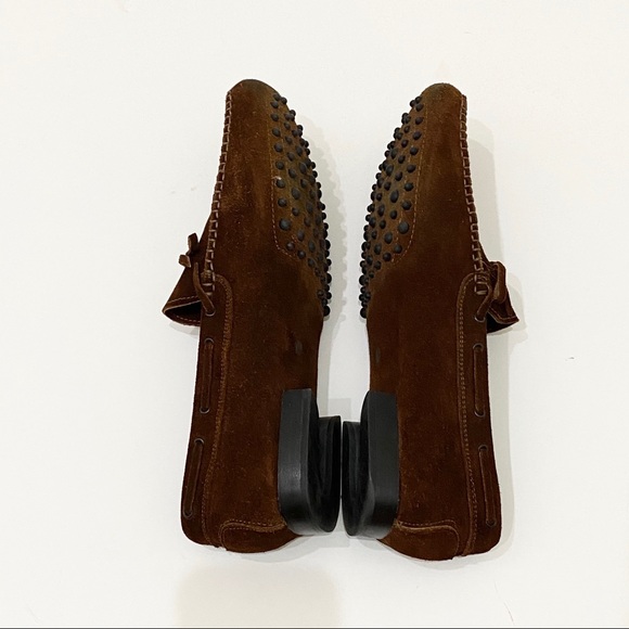 KROLL Italy Brown Suede Leather Men’s Loafers 44 - Picture 8 of 16